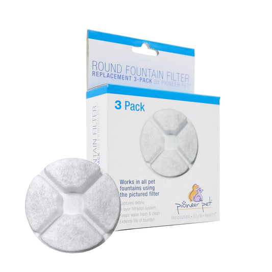 Round Filter replacement for Vortex and Elevated Vortex Fountains  3-Pack