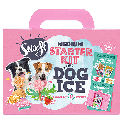 Smoofl Medium Starter Kit for Dog Ice Treats - 210G