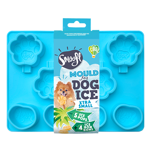 Smoofl Ice Mould for Extra Small Dog Treats - BLUE