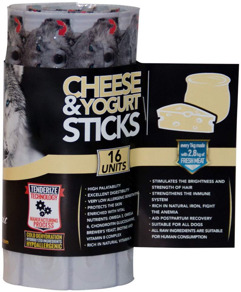 Cheese & Yogurt Dog Treat Sticks -16pcs