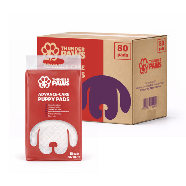 Thunder Paws AdvanceCare 60x90cm Puppy & Kitten Pads Value Pack (80pads)