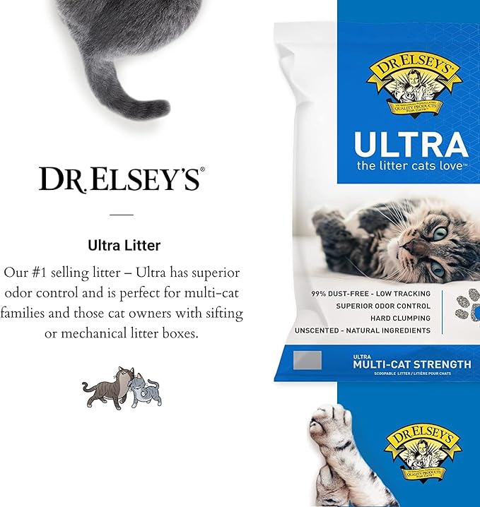 Dr. Elsey's Premium Cat Litter Ultra - 8 Kg