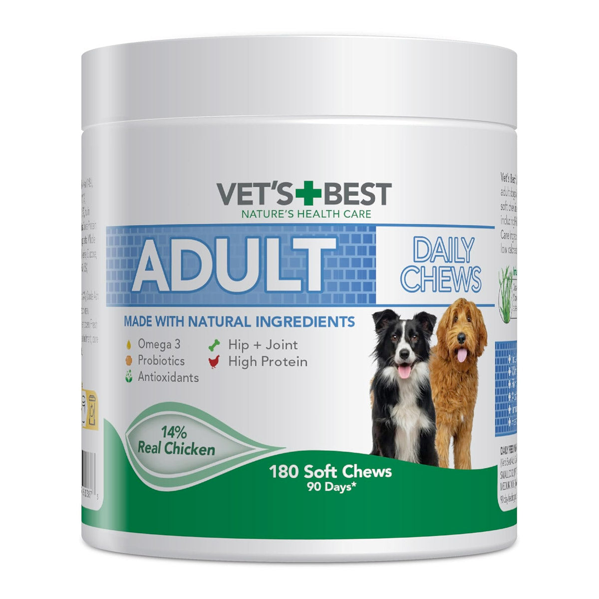 Vet's Best Daily Chews (180 Soft Chews) - Adult