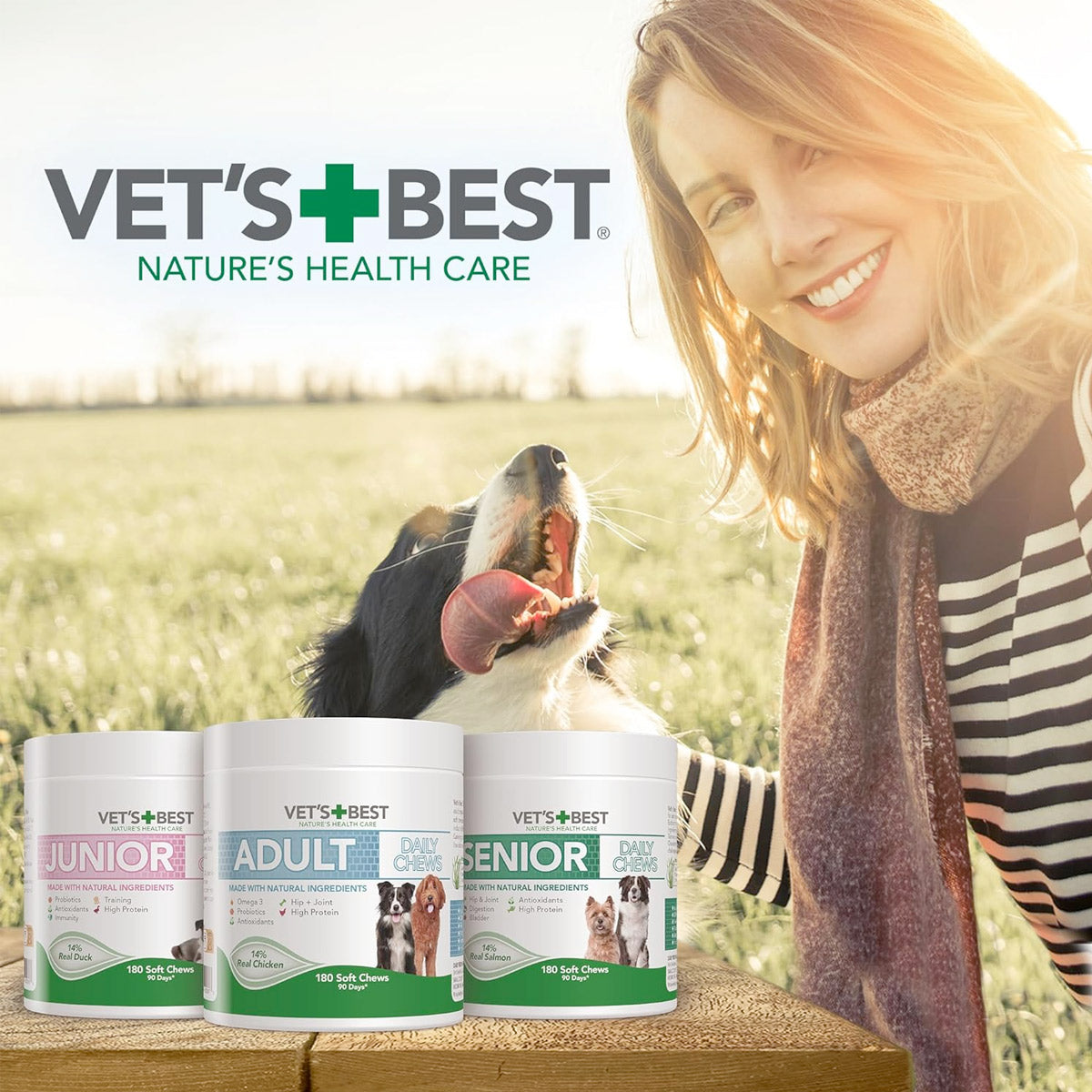 Vet's Best Daily Chews (180 Soft Chews) - Adult