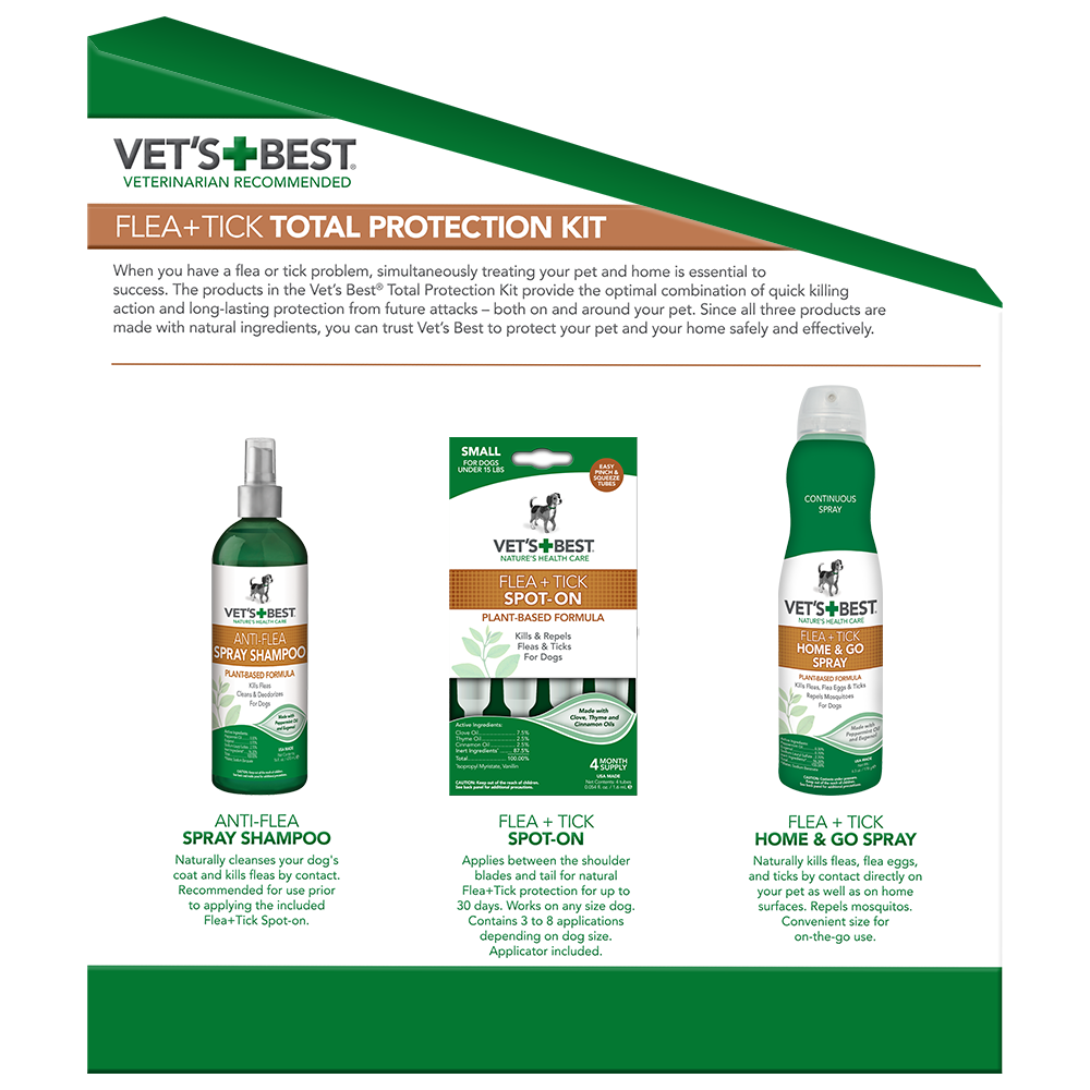 Vet's Best Natural Anti-Flea Easy Spray Shampoo (16 oz)