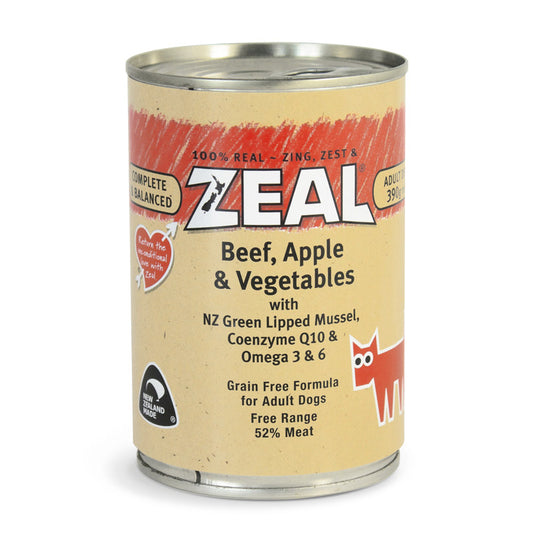 Zeal - Beef, Apple  &  Vegetables (390g)