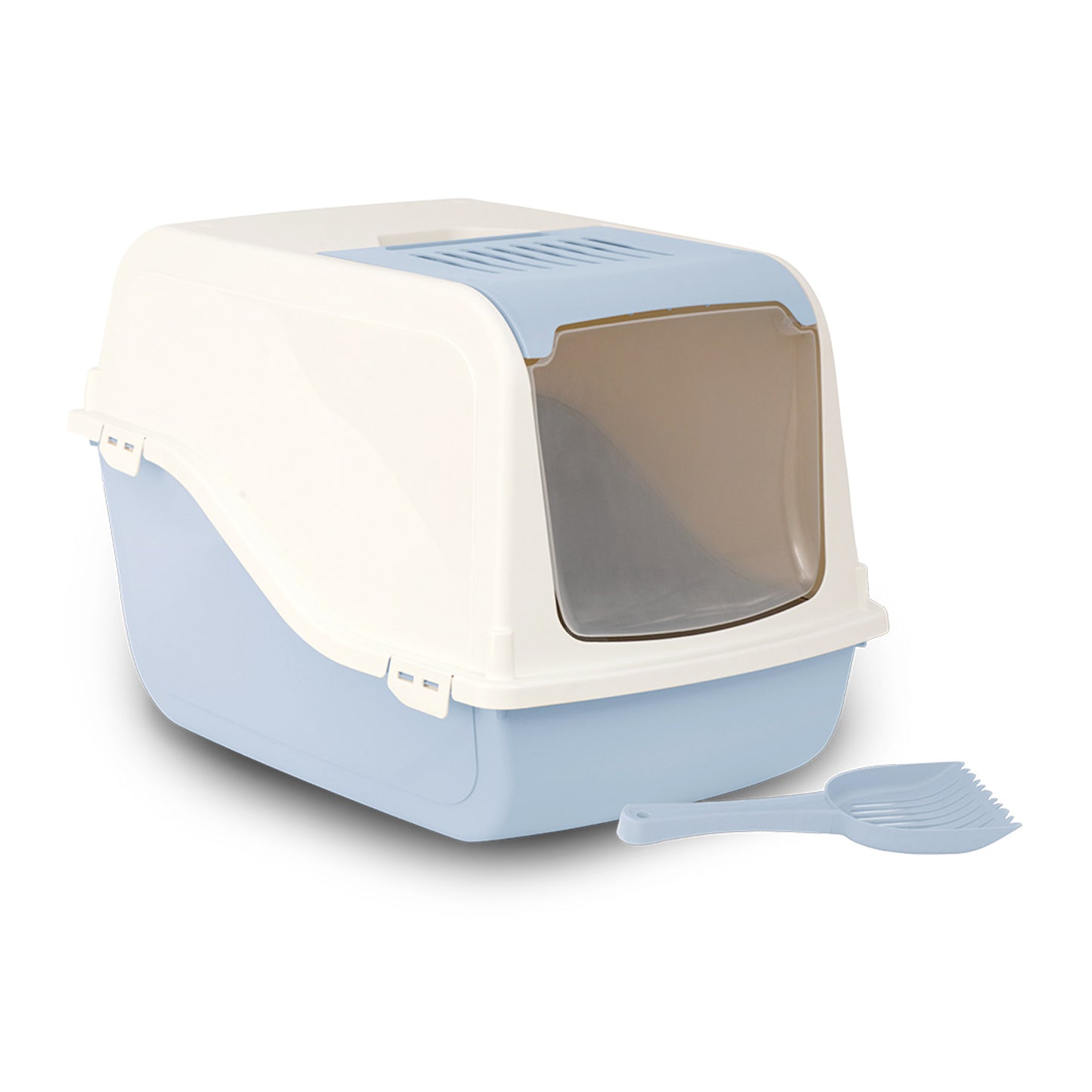 Cat Litter Box ARIEL(TOP FREE) - Columbia Blue