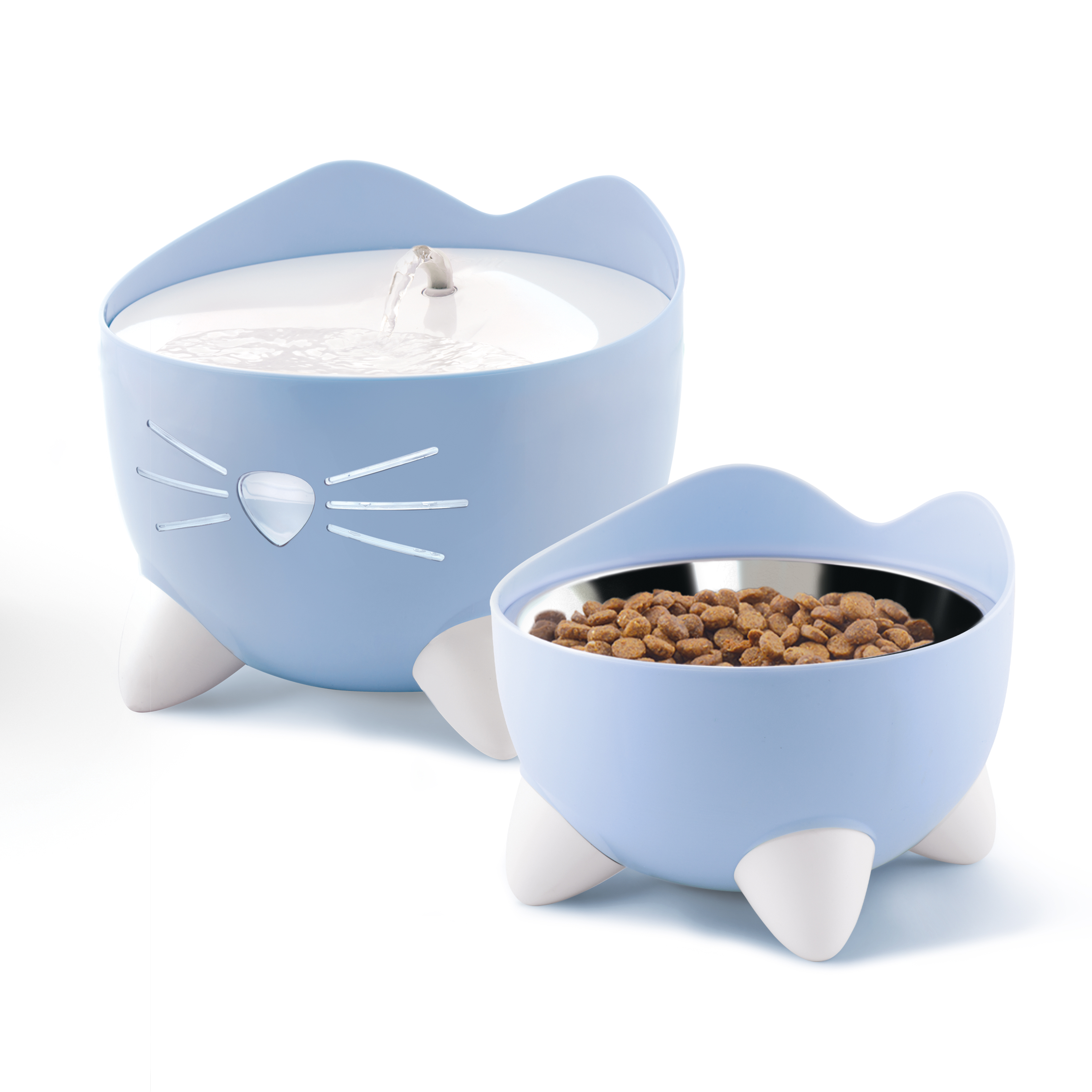 CatIt Pixi Drinking Fountain Combo Pack Blue