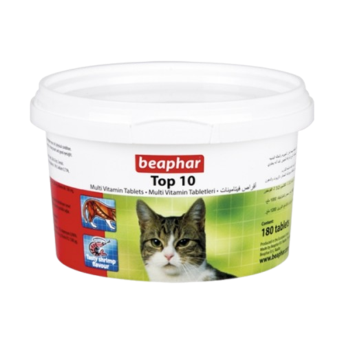 Beaphar Top 10 Cat Multi-Vitamins 180 Tabs