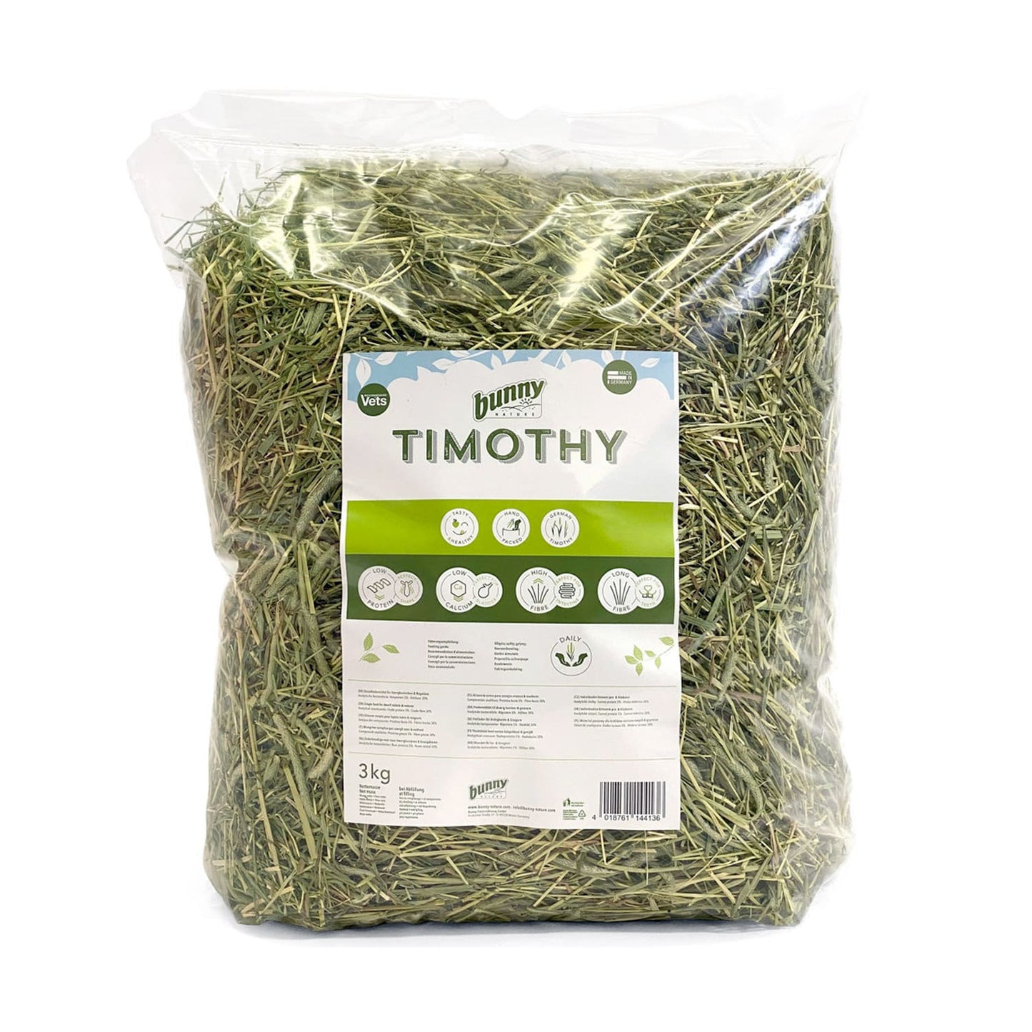 Hay TIMOTHY - THE bunnyNATURE SNACK! - 3Kg