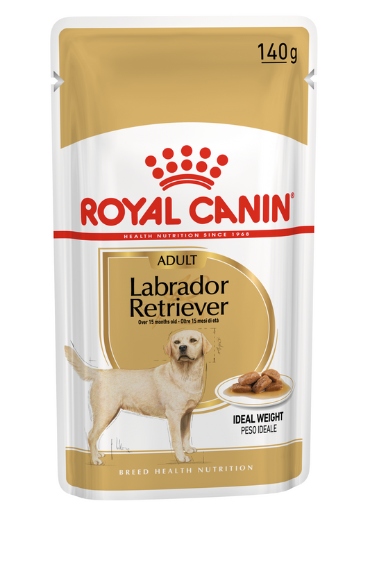 Royal Canin 10 x 140 gm Breed Health Nutrition Labrador (Wet Food Pouches)