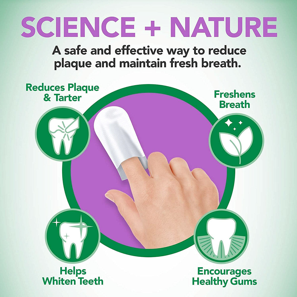 Vet's Best Clean Teeth Finger Pads (50 Pads)