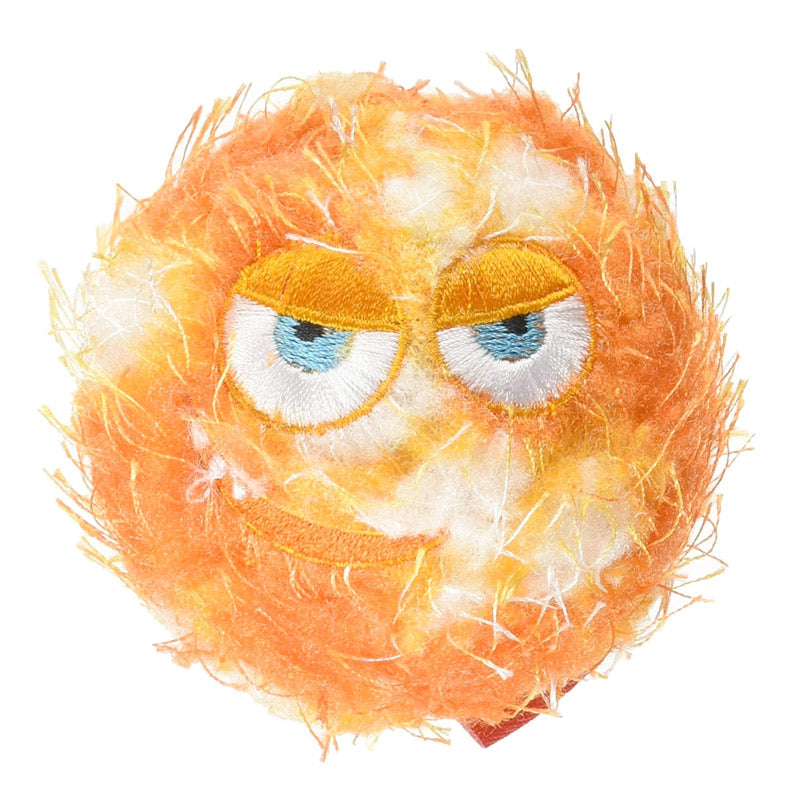 Gigwi Crazy Plush and Rubber Ball Dog Toy with Squeaker - Medium