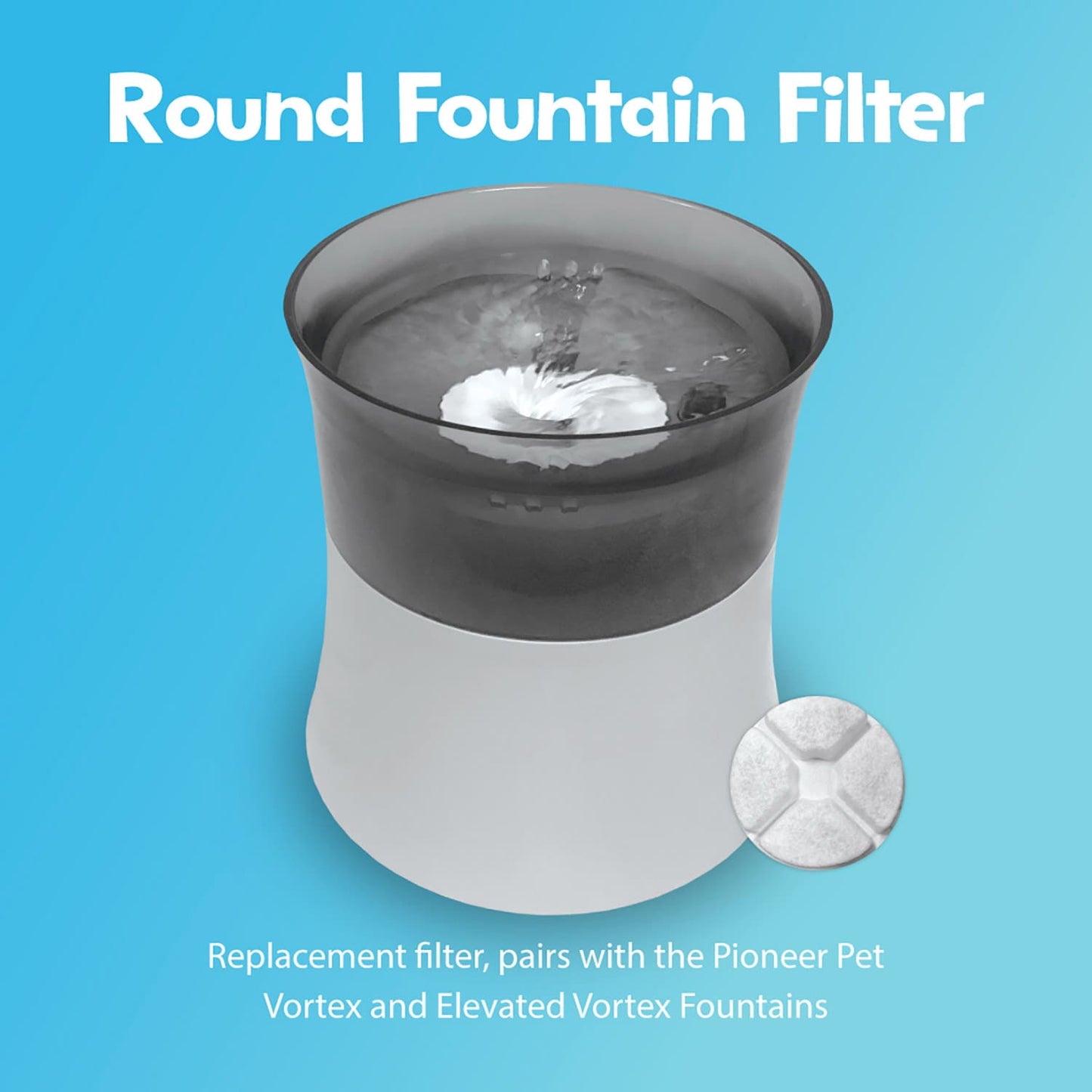 Elevated Vortex Drinking Fountain 128oz