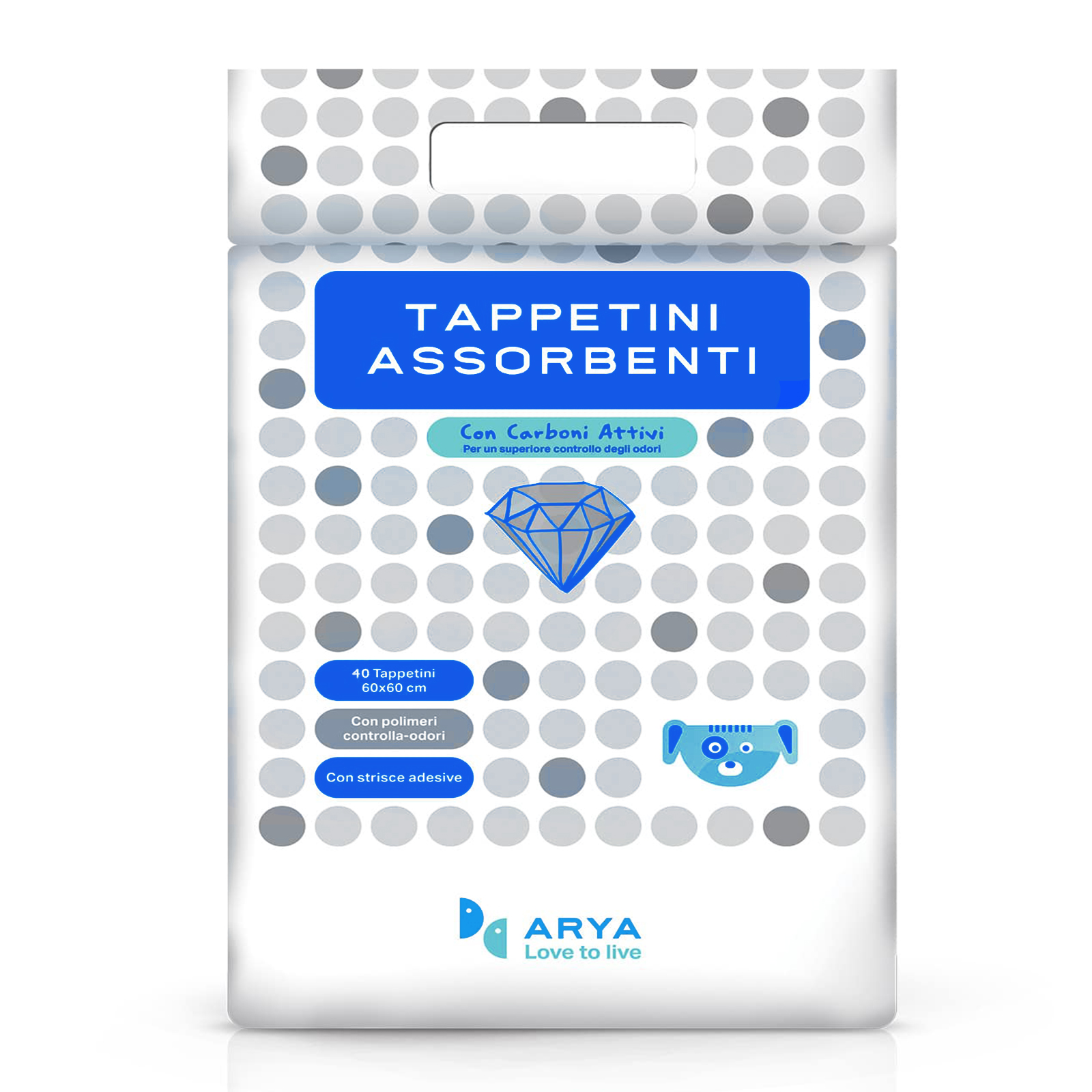 Arya Puppy Pads With Activated Carbon 60 x 60 cm 40/pk