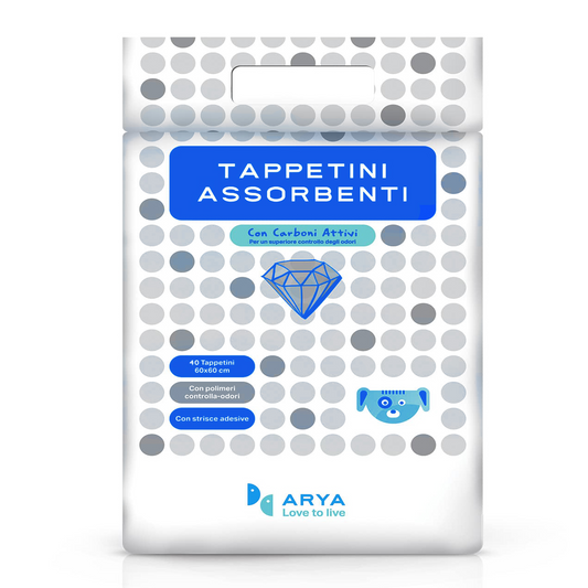 Arya Puppy Pads With Activated Carbon 60 x 60 cm 40/pk