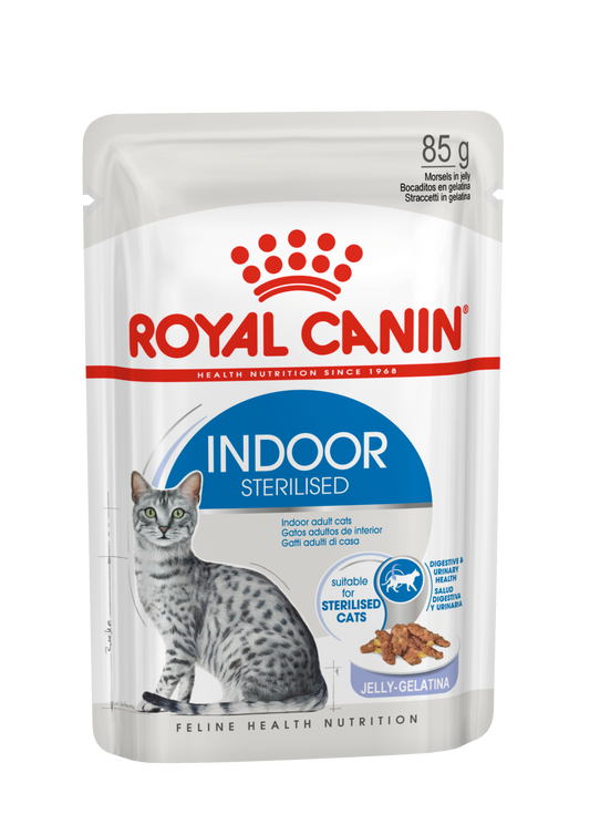 Royal Canin Feline Health Nutrition Indoor Jelly (Wet Food - Pouches) 1 x 85 g