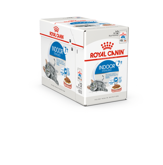 Royal Canin Feline Health Nutrition Indoor 7+ (Wet Food - Pouches) 12 x 85 g