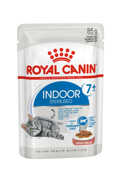 Royal Canin Feline Health Nutrition Indoor 7+ (Wet Food - Pouches) 12 x 85 g
