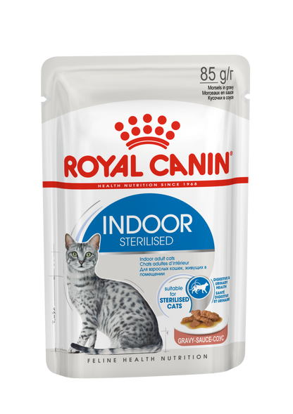 Royal Canin Feline Health Nutrition Indoor (Wet Food - Pouches) 12 x 85 g