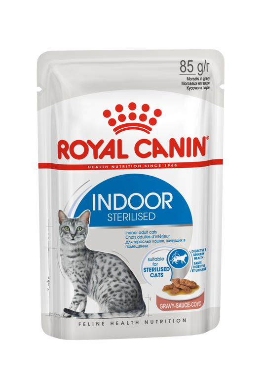 Royal Canin Feline Health Nutrition Indoor (Wet Food - Pouches) 12 x 85 g