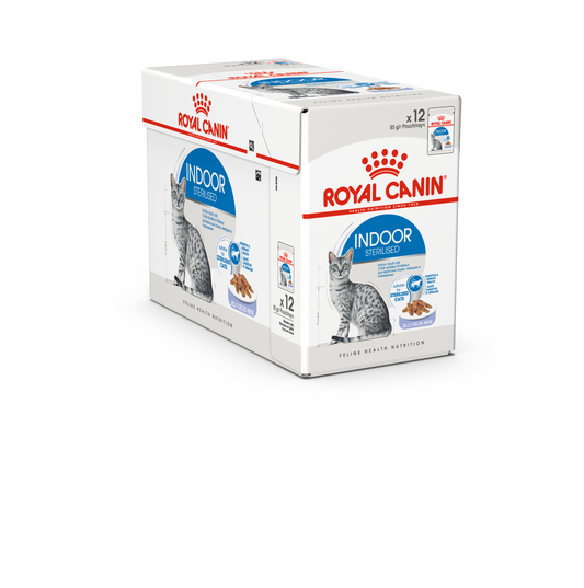 Royal Canin Feline Health Nutrition Indoor Jelly (Wet Food - Pouches) 12 x 85 g
