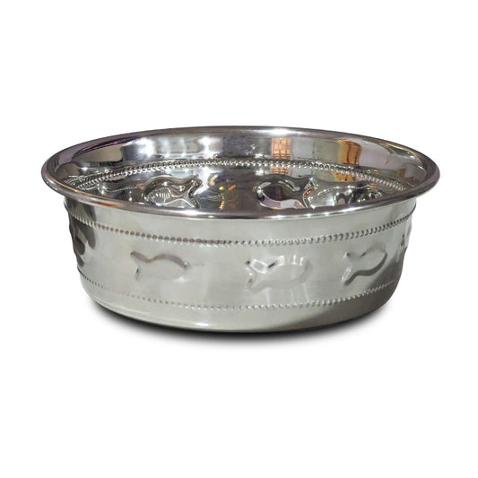 Premium Bowl Fish Embossed - 530 ML
