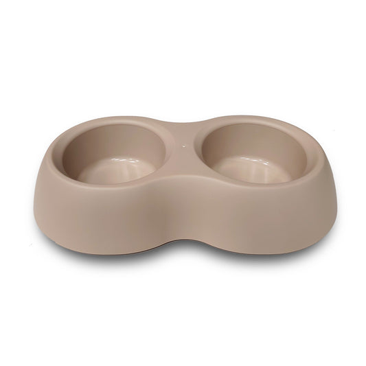 Food  &  Water bowl DORA 0.3L + 0.3L - Tan