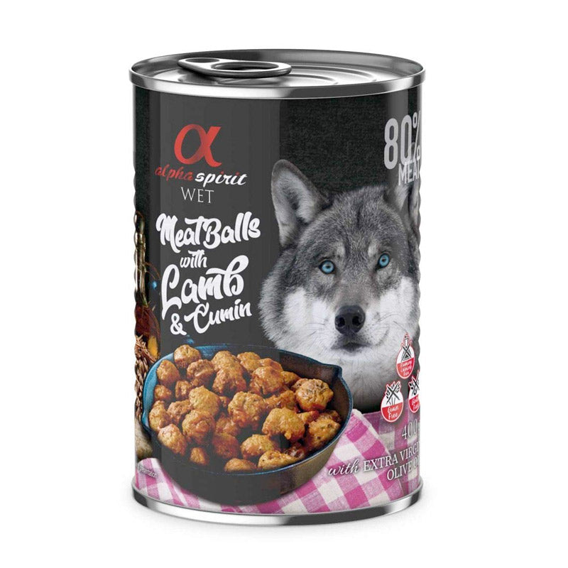 Wet Food Meat Balls with Lamb and Cumin 400grms