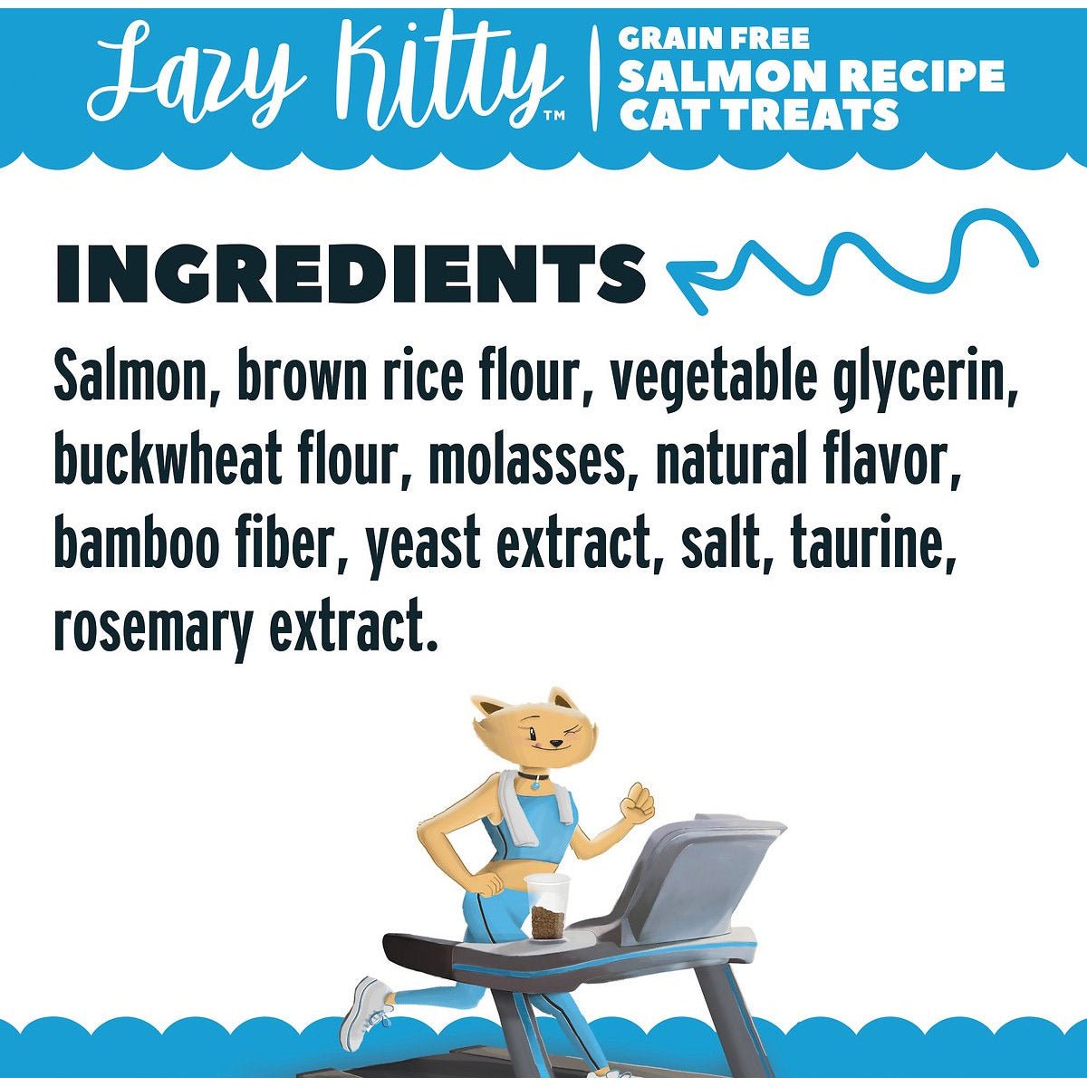 Lazy Kitty Air-Dried Grain-Free Cat Treats - Salmon Recipe 3oz / 85gm
