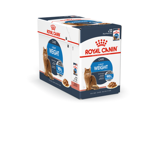 Royal Canin Feline Care Nutrition Light Weight Care (Wet Food   Pouches) 12 x 85 g