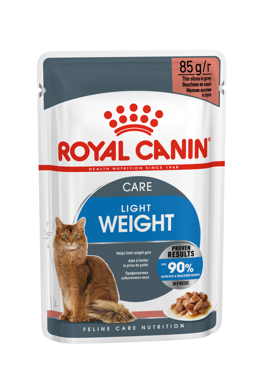 Royal Canin Feline Care Nutrition Light Weight Care (Wet Food   Pouches) 12 x 85 g