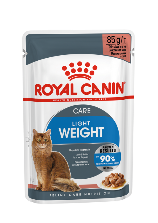 Royal Canin Feline Care Nutrition Light Weight Care (Wet Food   Pouches) 12 x 85 g