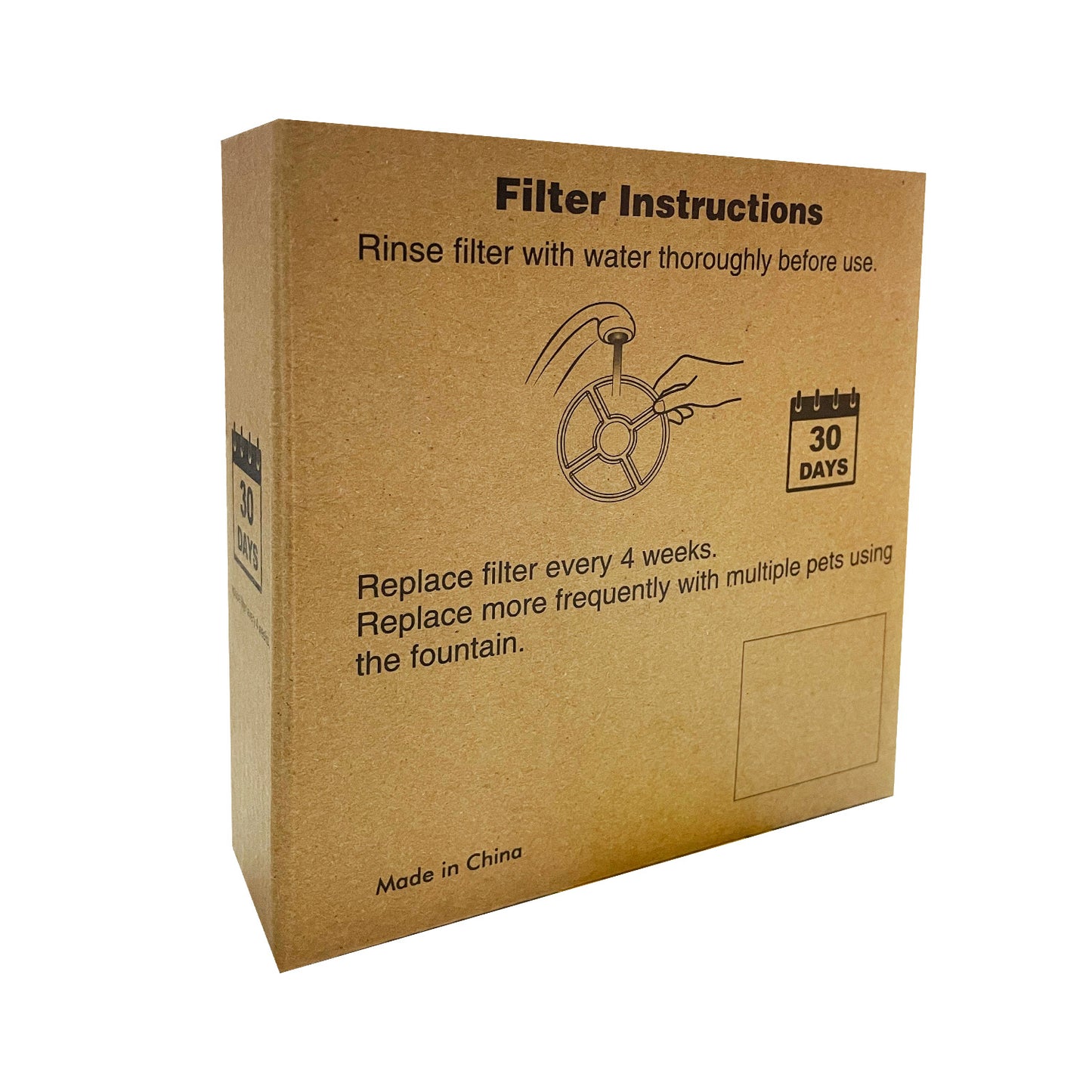 Replacement Filter for Malaga Water Fountain (4 pack)