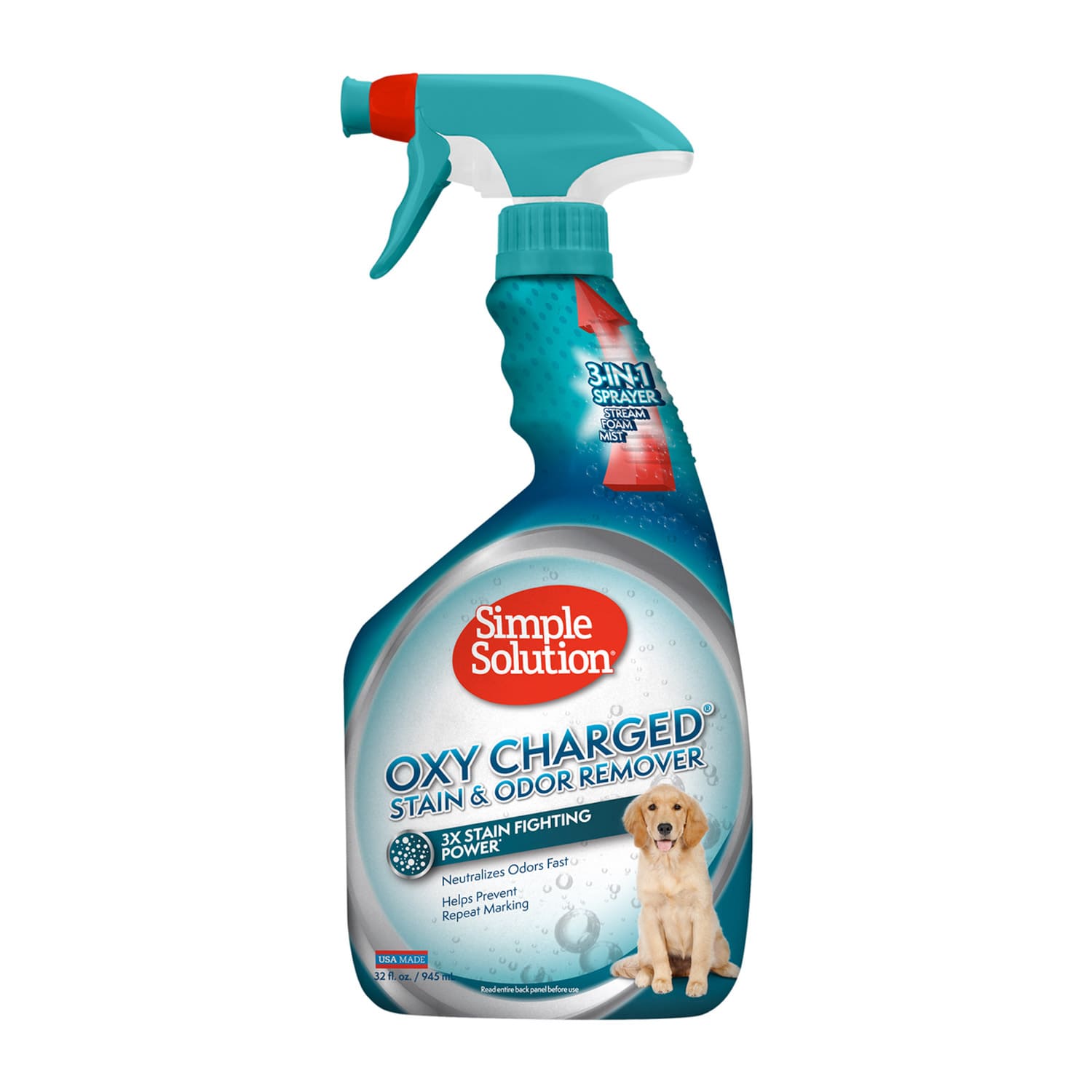 Simple Solution Oxy Charged Pet Stain and Odor Remover - 945ml