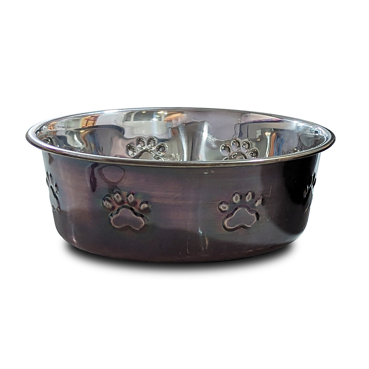 Premium Bowl Paw Embossed - Antique Copper - 1060 ML