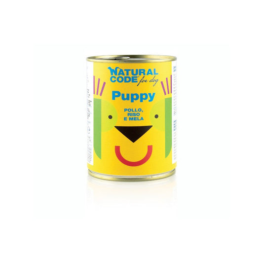 Natural Code Puppy 01 Chicken Rice & Apple Pate Wet Dog Food - 400G