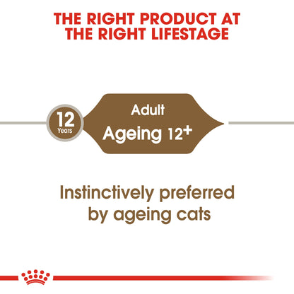 Royal Canin Feline Health Nutrition Ageing 12+ Gravy (Wet Food   Pouches) 12 x 85 g