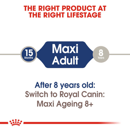 Royal Canin Size Health Nutrition Maxi Adult (Wet Food   Pouches) 10 x 140 g