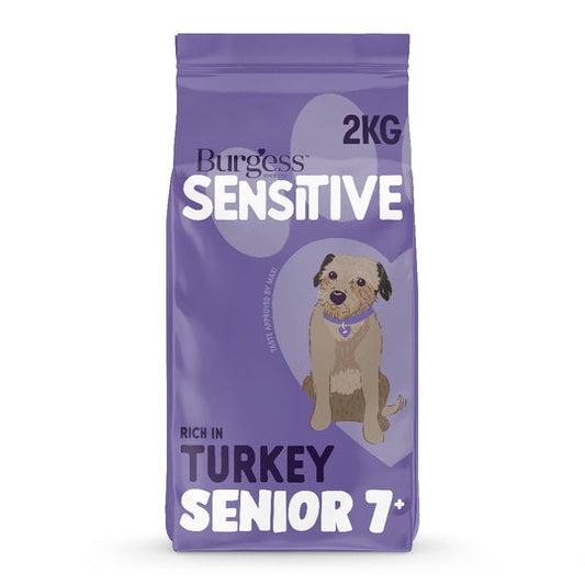 Burgess Sensitive Senior Turkey Dry Dog Food