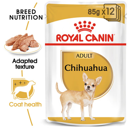 Royal Canin Breed Health Nutrition Chihuahua Adult (Wet Food   Pouches) 12 x 85 g
