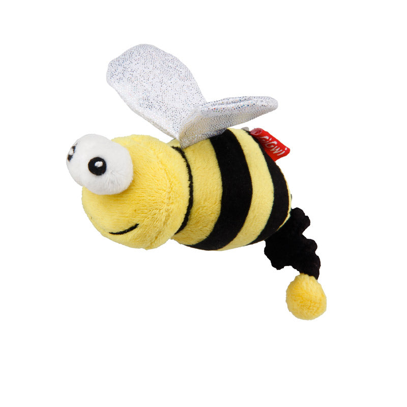 Vibrating Running Bee with Catnip inside - Yellow