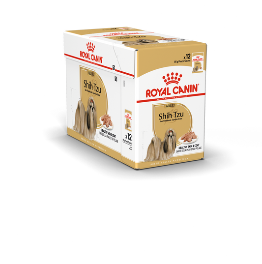 Royal Canin Breed Health Nutrition Shih Tzu (Wet Food   Pouches) 12 x 85 g
