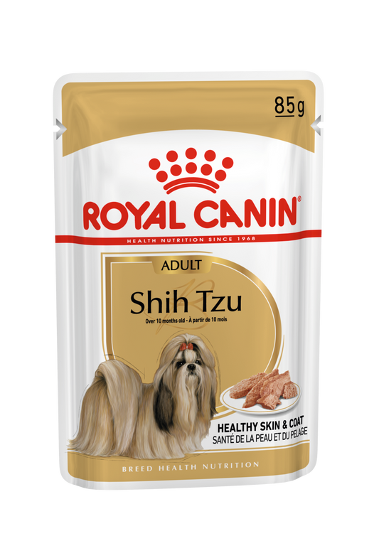 Royal Canin Breed Health Nutrition Shih Tzu (Wet Food   Pouches) 12 x 85 g