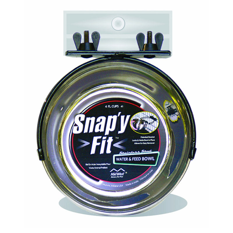 Snap'y Fit Stainless Steel Bowl