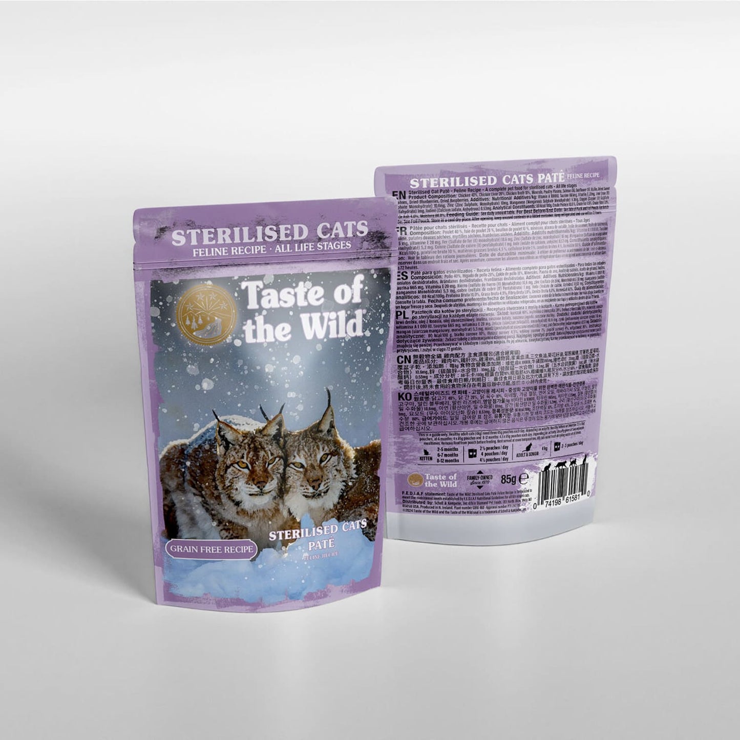 Taste of the Wild Sterilised Cat Paté - 85g