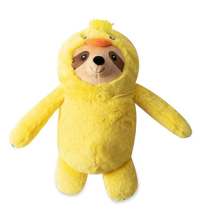 Petshop by Fringe Studio Chicks Dig It Plush Dog Toy YELLOW 30X15CM