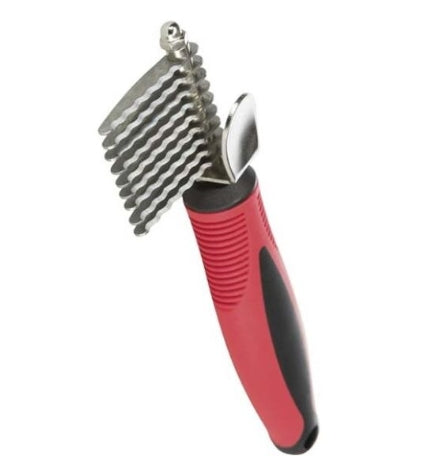Trixie Plastic/Metal Fur Detangler Serrated Edge for Dogs & Cats