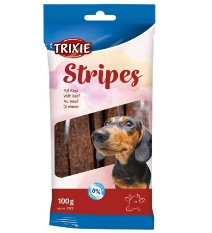 Trixie Stripes with Beef Dog Treats 100G