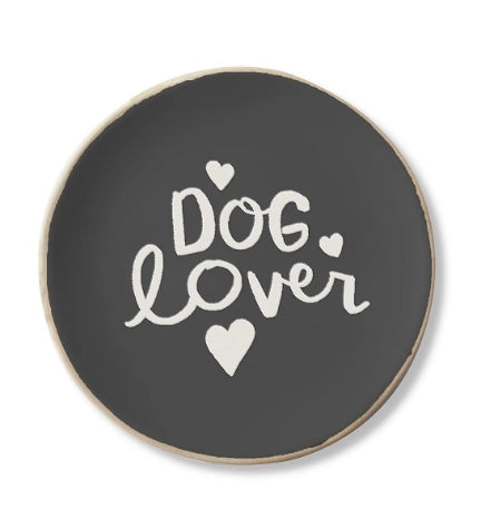 PetShop by Fringe Studio Dog Lover Round Stoneware Tray